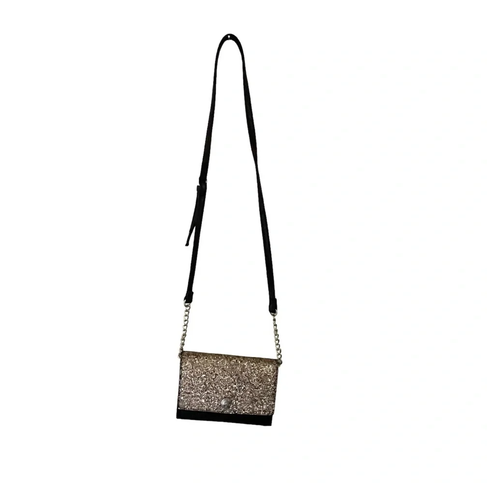 Nine West Crossbody or Clutch Black & Gold